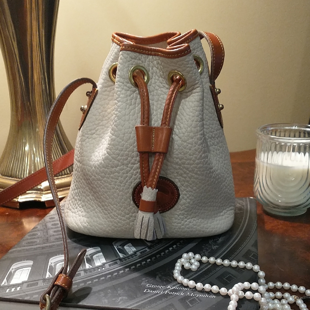 Vintage 90s Dooney and Bourke Mini Drawstring Bag